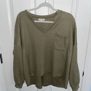 Olive Oversized Boutique Sweater